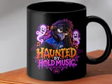 Haunted By Hold Music Crow Mug thumbnail 8