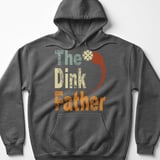 Pickleball Gildan Fleece Hoodie, The Dink Father, Court Pullover thumbnail 4