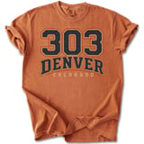 303 Denver Colorado Tee thumbnail 5