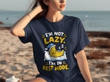 Not Lazy In Rest Mode Tee thumbnail 5