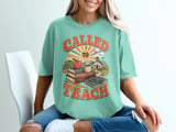 Called to Teach Retro Teacher T-Shirt, Vintage Educator Gift, Back to School Tee, Christian Teacher Appreciation Shirt, Dedicated Profession thumbnail 2