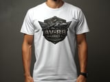 AV-8B Harrier II T-Shirt, USMC Military Jet Tee, Faux Metal Aircraft Graphic Shirt, Veteran Gift for Pilot and Aviation Fan thumbnail 5