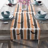 Halloween Bat Brush Stroke Pillows & Pillow Cases, Spooky Home Decor Table Runner, Goth Fall Gift Idea thumbnail 18