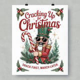 Christmas Nutcracker Poster: Funny Festive Art, Cool Shades, Holiday Decor thumbnail 8