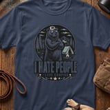 Love Camping Hate People Bear Tee thumbnail 6