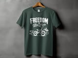 Freedom Is Riding a Bicycle | BMX T-Shirt thumbnail 6