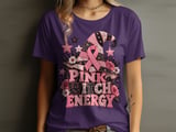 Faux Patchwork Pink Witch Energy Tee thumbnail 16