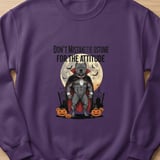 Vampire Pitbull Halloween Sweatshirt | Halloween Pittie Shirt | Pit Bull Lover Gift | Bully Breed Apparel thumbnail 1