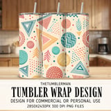 Digital Pattern, Abstract Pattern, Digital Bundle, Geometric, Triangles, Circles, Trees Pattern, Bohemian, Digital Paper, Scrapbook, Fabric thumbnail 2