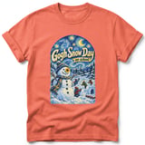 Gogh Snow Day ~ Comfort Colors Premium Tee thumbnail 4