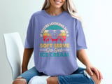 Pickleball Comfort Colors Shirt, If You're Looking For A Soft Serve Go Get Ice Cream, Vintage Graphic Tee thumbnail 8