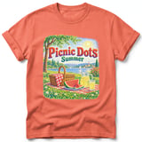 Picnic Dots ~ Comfort Colors Premium Tee thumbnail 4