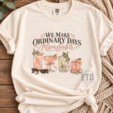 Girls Trip Cocktail PNG, We Make Ordinary Days Memorable Graphic, Girls Weekend Bachelorette Summer Drinks Sublimation Clipart thumbnail 7