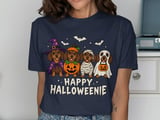 Happy Halloweenie Dachshund Tee thumbnail 4