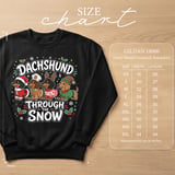 Dachshund Through The Snow Tee thumbnail 9