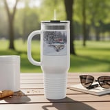 Grand Wagoneer Tumbler, The Waggy Winter Scene, Car Lover Gift, Classic Car, Vintage SUV, Christmas Tree, Snow Scene, Cars at Petralla Shop thumbnail 7