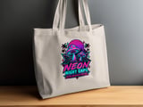 Neon Night Caps Tote Bag thumbnail 2