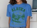 Alaska The Last Frontier Moose Graphic Tee thumbnail 10