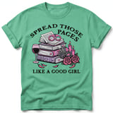 Spread Those Pages Like A Good Girl Tee thumbnail 5