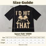 Pickleball Sport-Tek Performance Tee, I'd Hit That, Athletic Humor Open Play Pickleball Court Apparel thumbnail 11
