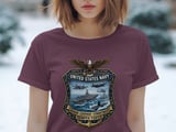 United States Navy T-Shirt | Patriotic Military Crest Tee for Veterans & Active Duty | American Naval Forces Gift thumbnail 6