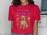 Full Time Sweetheart Pit Bull Tee | Cute Pittie Shirt | Pit Bull Lover Gift thumbnail 2