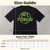 Pickleball Sport-Tek Performance Tee, Get Pickled Distressed Graphic, Athletic Open-Play Court Apparel thumbnail 11