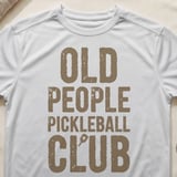 Pickleball Sport-Tek Performance Tee, Old People Pickleball Club, Athletic Moisture-Wicking Court Apparel thumbnail 10