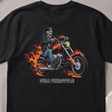 Road Reaper "Full Throttle" Vintage Biker T-Shirt thumbnail 9