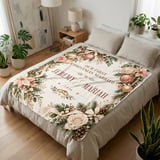 Our First Christmas Married Blanket thumbnail 4