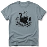 Bookish Black Cat Tee thumbnail 6