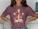 Gather In Grace Floral Cross Tee thumbnail 3