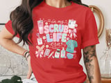 In My Scrub Life Era Coquette Bow Nurse T-Shirt: Funny ER ICU Design thumbnail 7