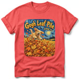 Gogh Leaf Pile ~ Comfort Colors Premium Tee thumbnail 3