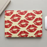 Red Lipstick Kisses MacBook Case thumbnail 5