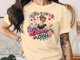 Toss It Like a Bunco Boss Graphic Tee thumbnail 3