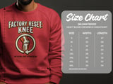 Factory Reset Knee T-Shirt: Total Knee Replacement Recovery, Joint Optimization, Humorous Design thumbnail 6