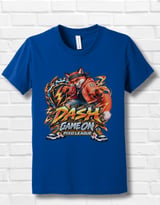 Fox Gaming T-Shirt for Kids, Dash Game On Youth Gamer Tee, Orange Fox Graphic Shirt, Pixo League thumbnail 11
