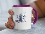 Halloween Mug, Ghost Mug, Spooky Season, Cute Ghost, Makeup Ghost, Halloween Gifts, Spooky Mug, Gift for Her, Fall Mug thumbnail 3