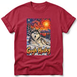 Gogh Husky ~ Comfort Colors Premium Tee thumbnail 2