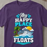 My Happy Place Floats T-Shirt thumbnail 2