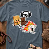 S'mores Group Hug Campfire T-Shirt thumbnail 3