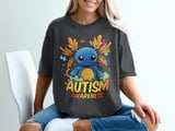 Autism Awareness Axolotl Graphic Tee thumbnail 1