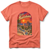 Gogh Barcelona ~ Comfort Colors Premium Tee thumbnail 1