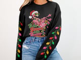 Tis The Season To Be Tipsy Sweatshirt thumbnail 2