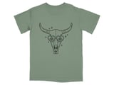 Desert Bloom Skull Hearts Graphic Tee thumbnail 5
