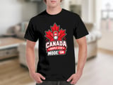 Canada Maple Leaf Mode On Tee thumbnail 7