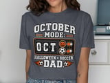 October Mode Halloween Soccer Dad Tee thumbnail 5