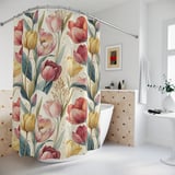 Soft Petal Tulip Dreams Shower Curtain thumbnail 2