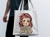 Just Here For The Snacks Tote Bag thumbnail 10